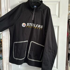 Pittsburgh Steelers Reebok On Field Half Zip Jacket XL